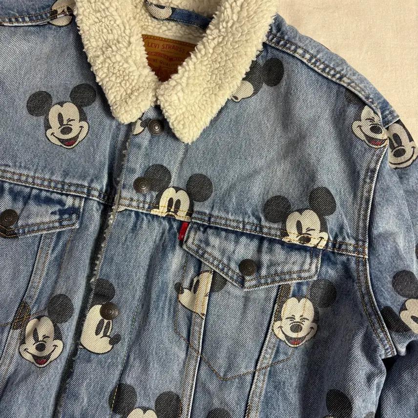 Levis x Disney 리바이스 디즈니 쉐르파 트러커 자켓 XL 6