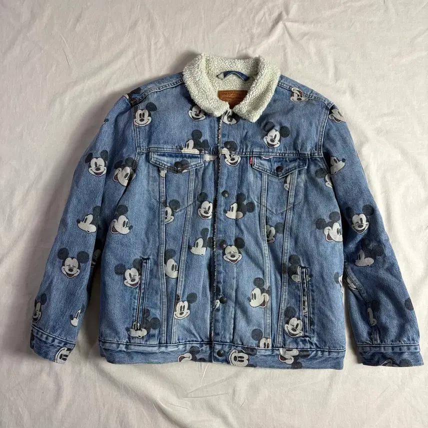 Levis x Disney 리바이스 미키마우스 쉐르파 트러커 자켓 XXL 2