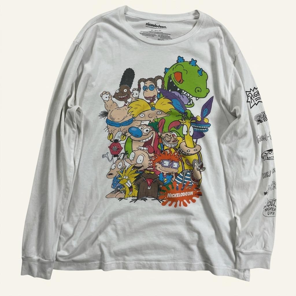 Nikelodeon 카툰 롱슬리브 XL 1