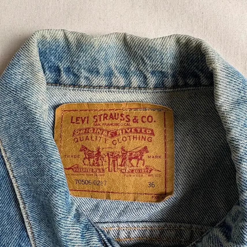 90s Levis 리바이스 데님 트러커 자켓 36 4