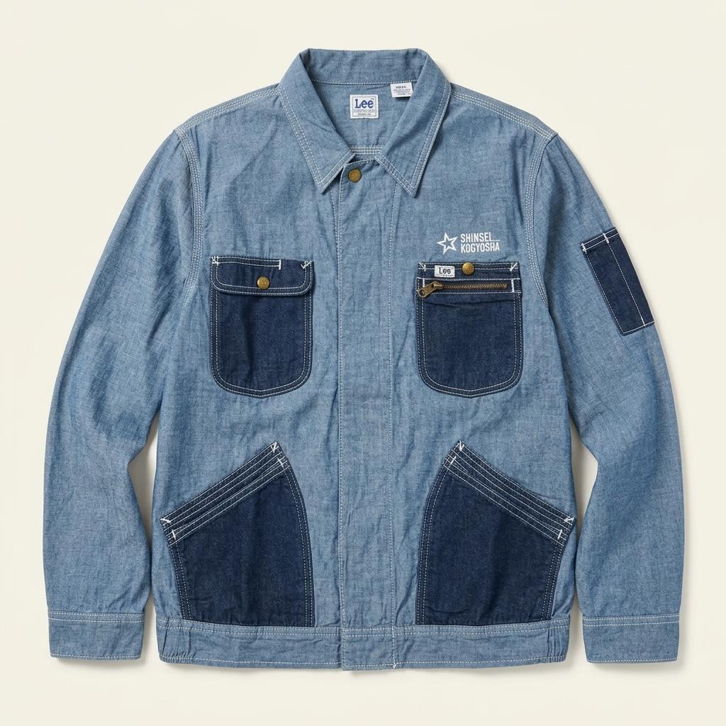 Levis Lee 리바이스 리 패치워크 데님자켓 L 1