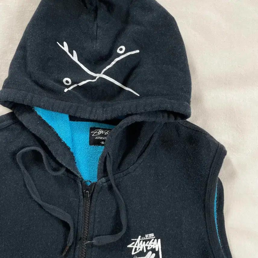 Stussy 스투시 빈티지 렛 페트롤 후디 베스트 M 5
