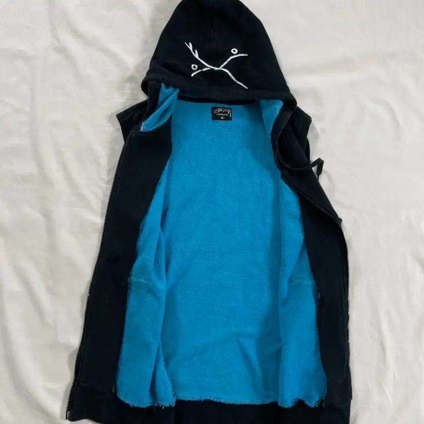 Stussy 스투시 빈티지 렛 페트롤 후디 베스트 M 4