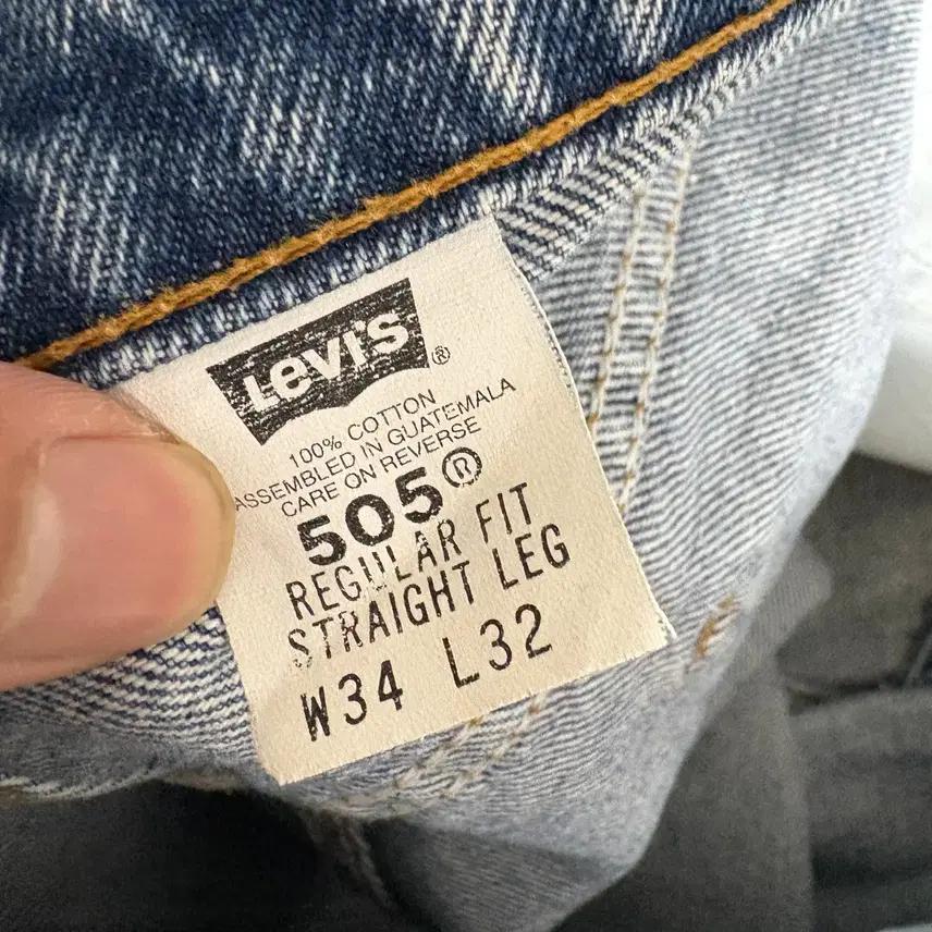 90s Levis 리바이스 505 오렌지텝 W34 L32 6