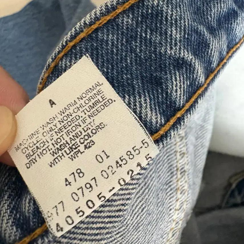 90s Levis 리바이스 505 오렌지텝 W34 L32 7
