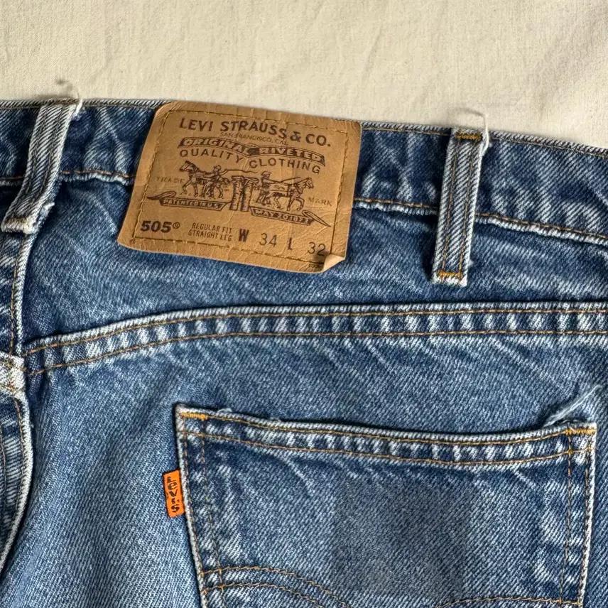 90s Levis 리바이스 505 오렌지텝 W34 L32 4