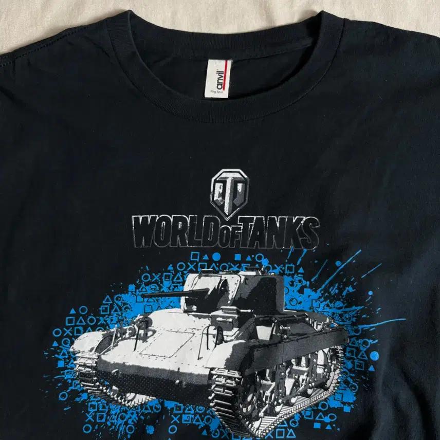 Word of Tanks 월드오브탱크 반팔 티셔츠 XL 3