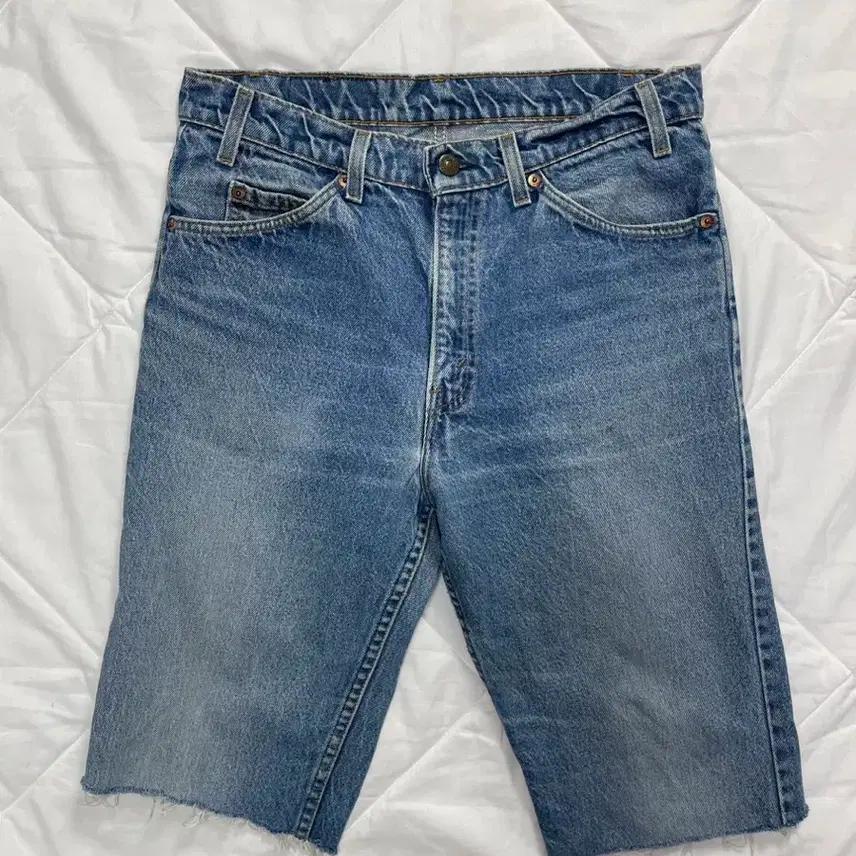 80s Levis 리바이스 오렌지탭 반바지 W34 2