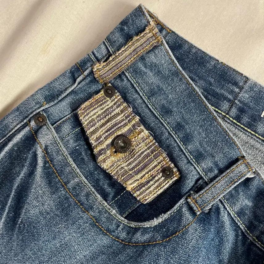 Hand Tailored Denim 핸드테일러 데님 반바지 M 5