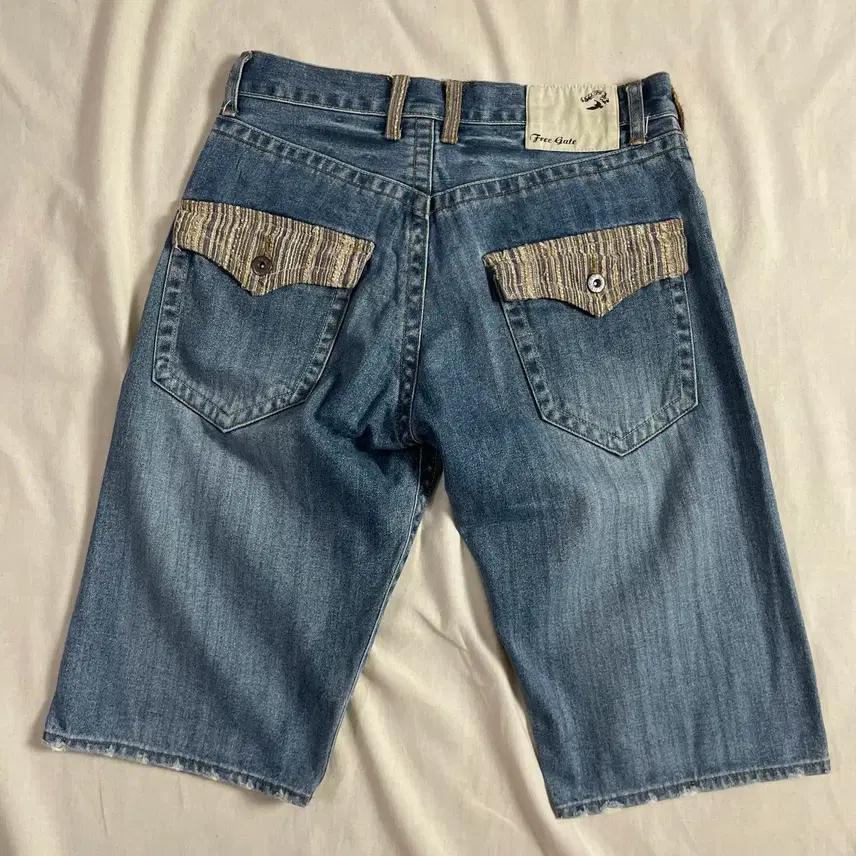 Hand Tailored Denim 핸드테일러 데님 반바지 M 3