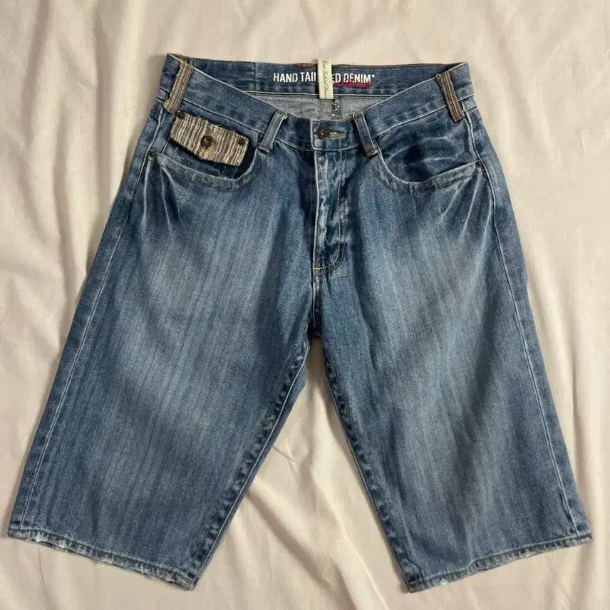 Hand Tailored Denim 핸드테일러 데님 반바지 M 2