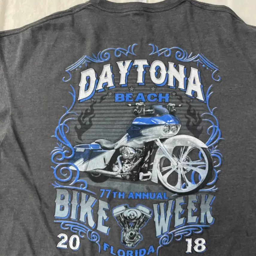 DAYTONA BIKE  반팔 티셔츠 3XL 6