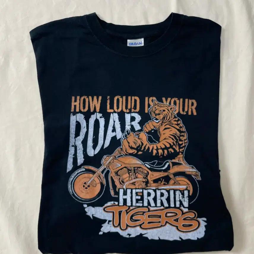 Gildan Herrin Tigers 길단 헤린타이거즈 티셔츠L 2