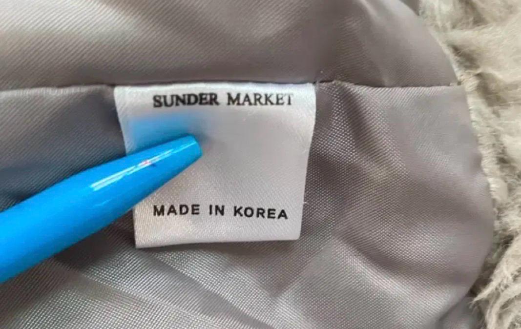 썬더마켓 퍼 후드 더플 코트  11