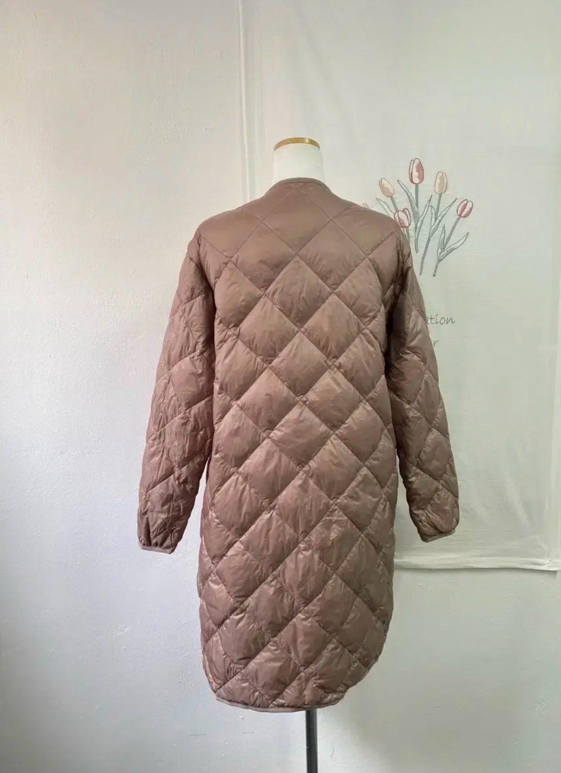 코오롱 경량 다이아퀼팅 롱다운 점퍼 5