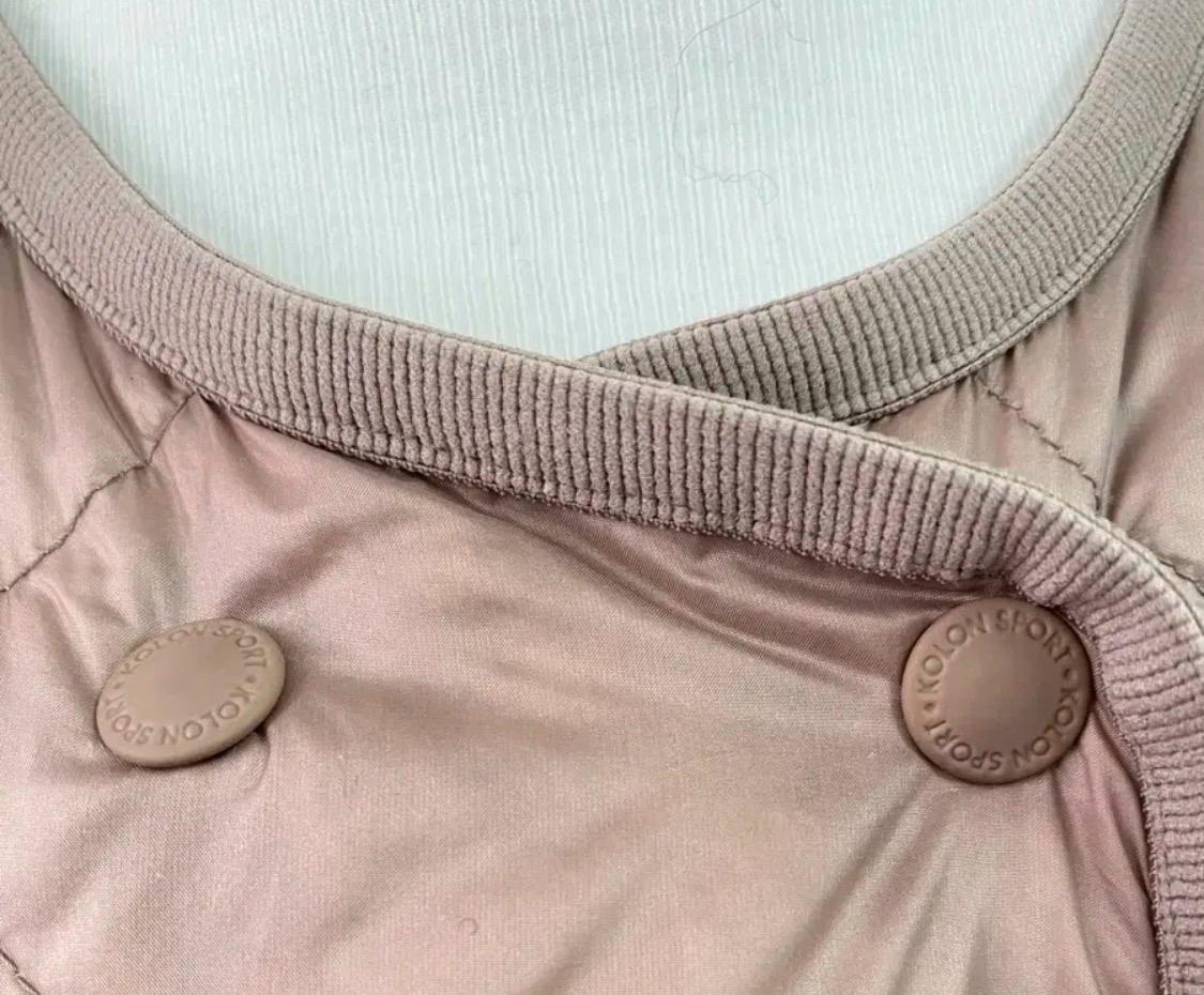 코오롱 경량 다이아퀼팅 롱다운 점퍼 6