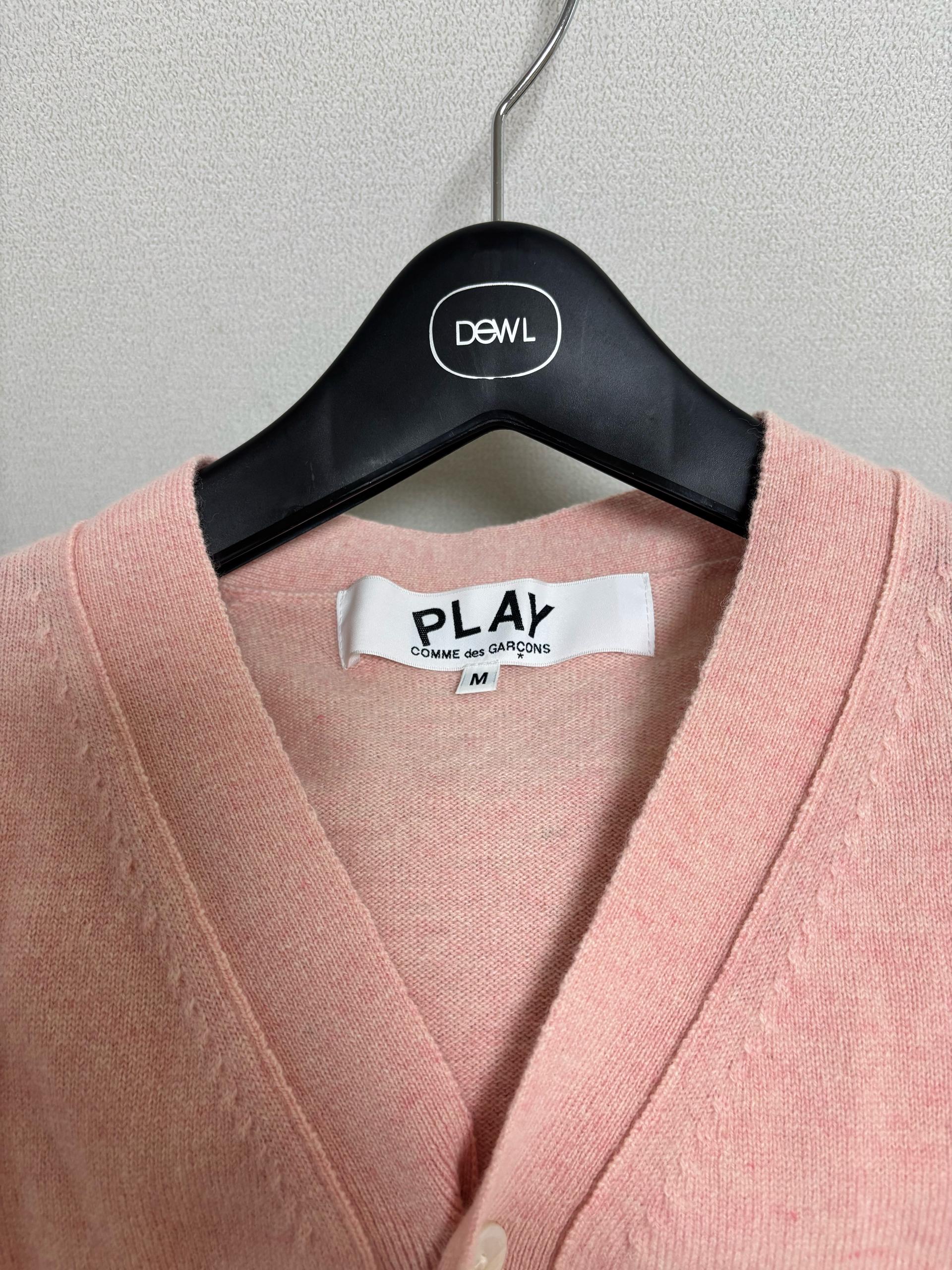 꼼데가디건 핑크 남녀공용 m사이즈 3