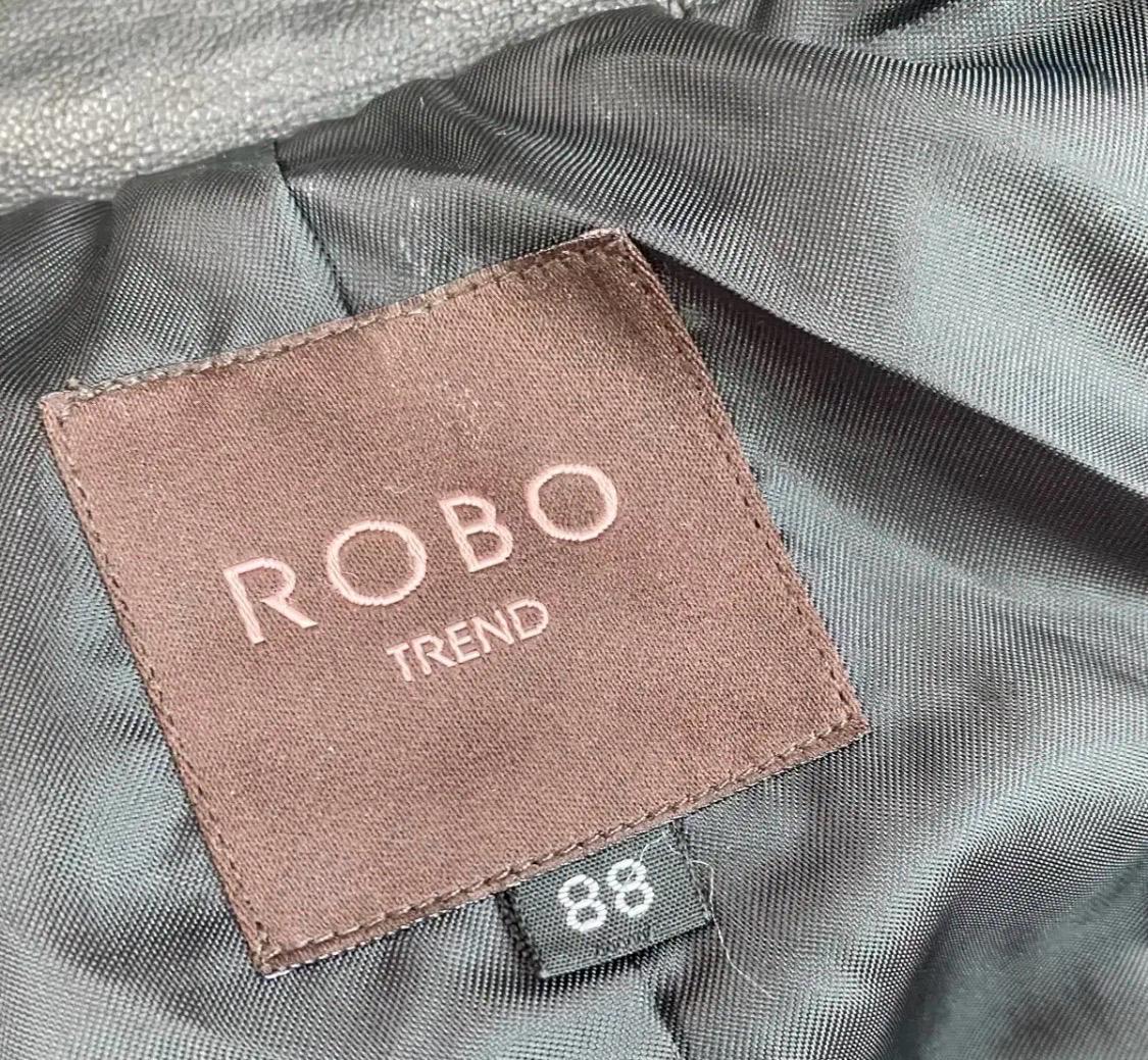 ROBO 로보 블랙 양가죽 라이더 자켓 9
