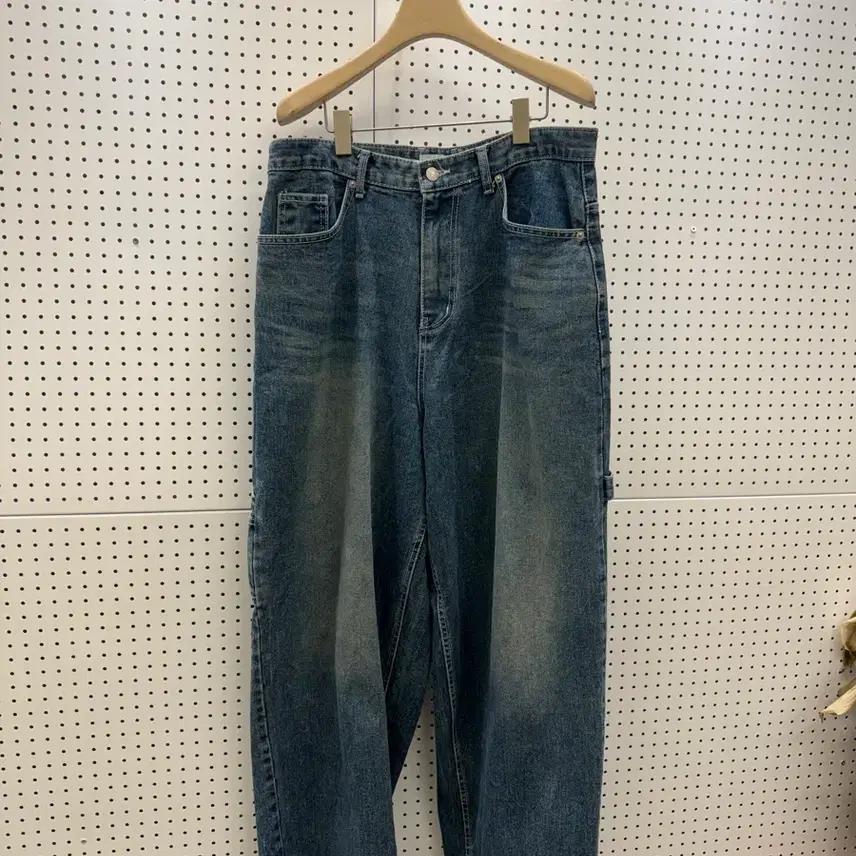 빈티지 카펜터 워싱 벌룬 데님 팬츠 U685 4