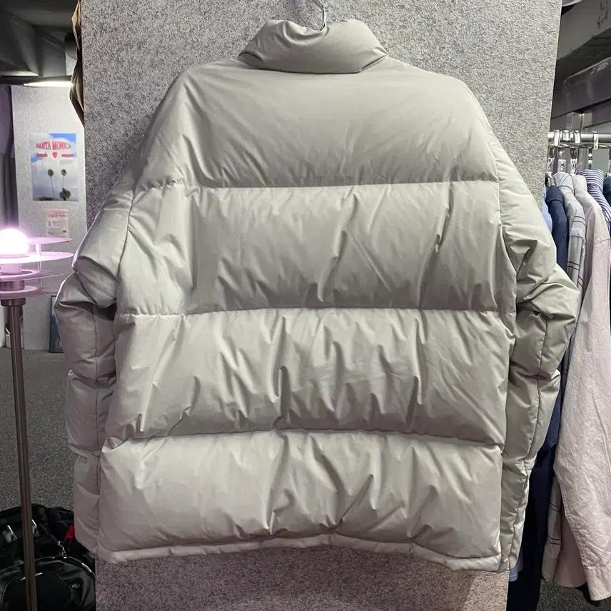 인사일런스 나일론 라이트그레이 패딩 B3346 5