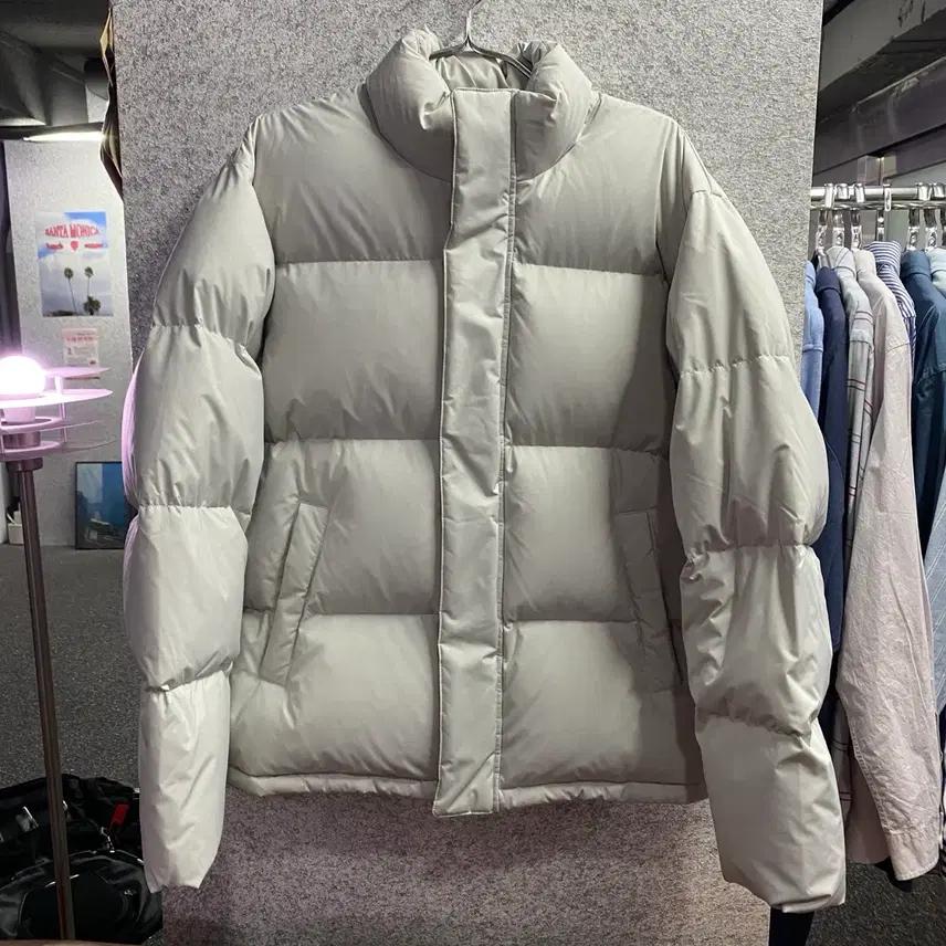 인사일런스 나일론 라이트그레이 패딩 B3346 3