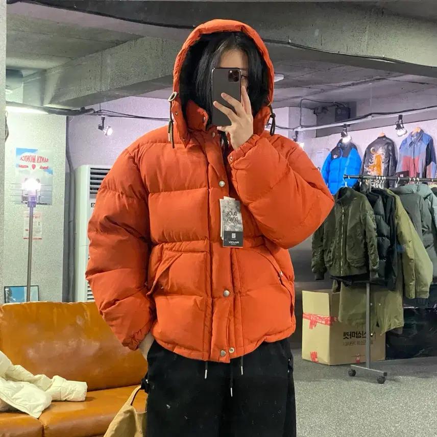 namer clothing 덕다운 오렌지 패딩 B3205 2