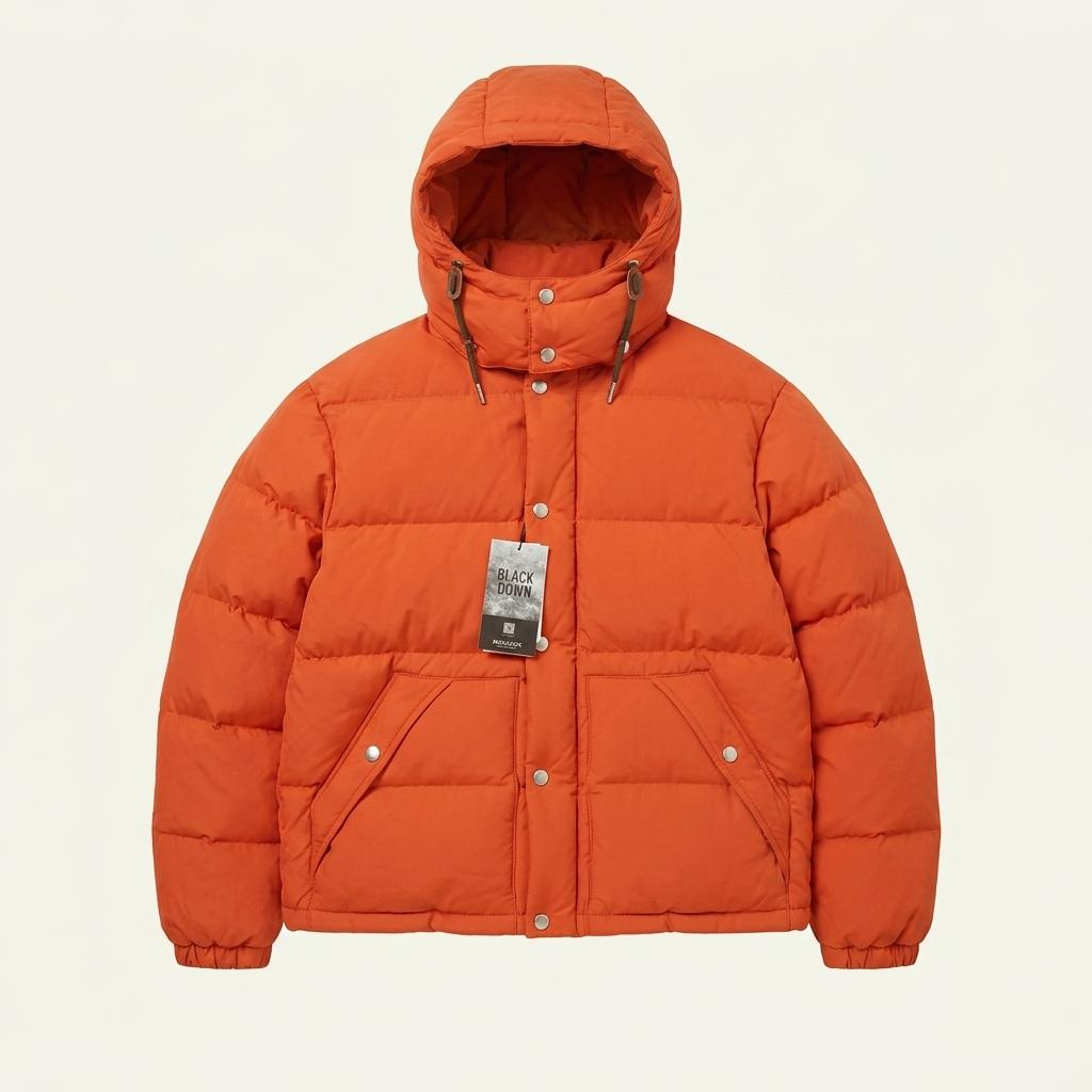 namer clothing 덕다운 오렌지 패딩 B3205 1