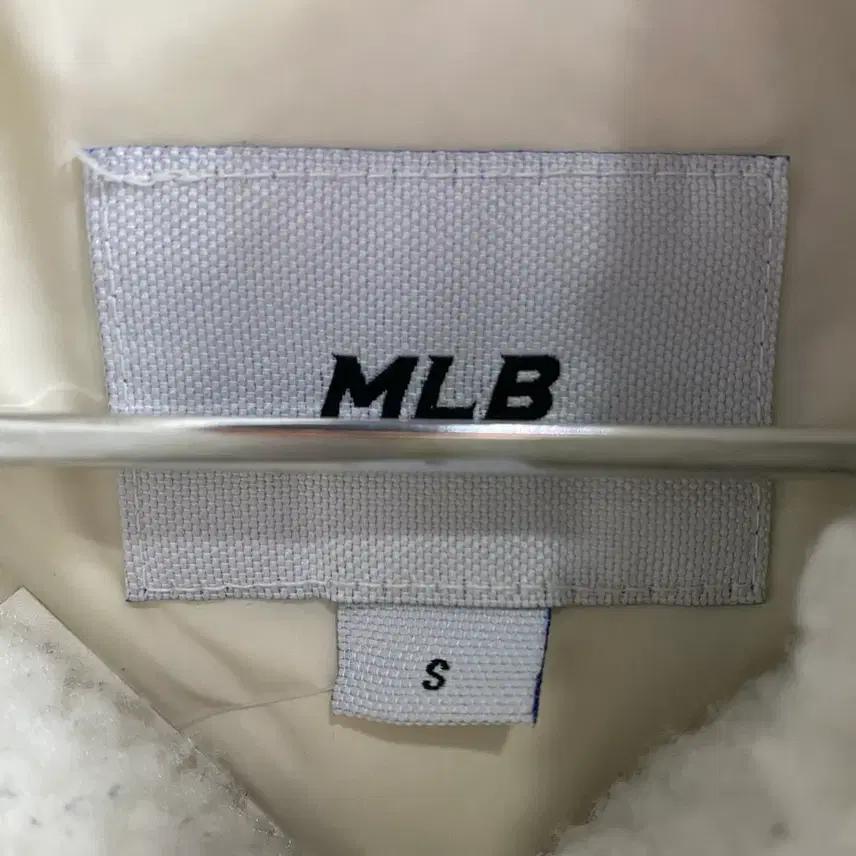 MLB 하프쉐르파 나일론 크림 패딩 B3451 6