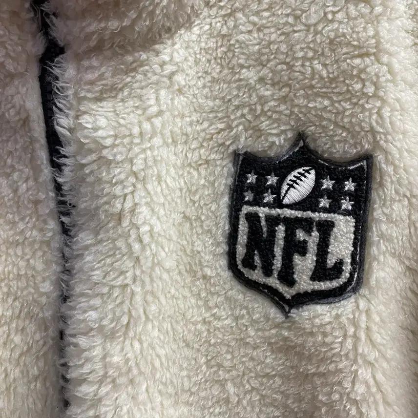 NFL 빅로고 쉐르파 리버시블 다운 숏 패딩 B3126 4