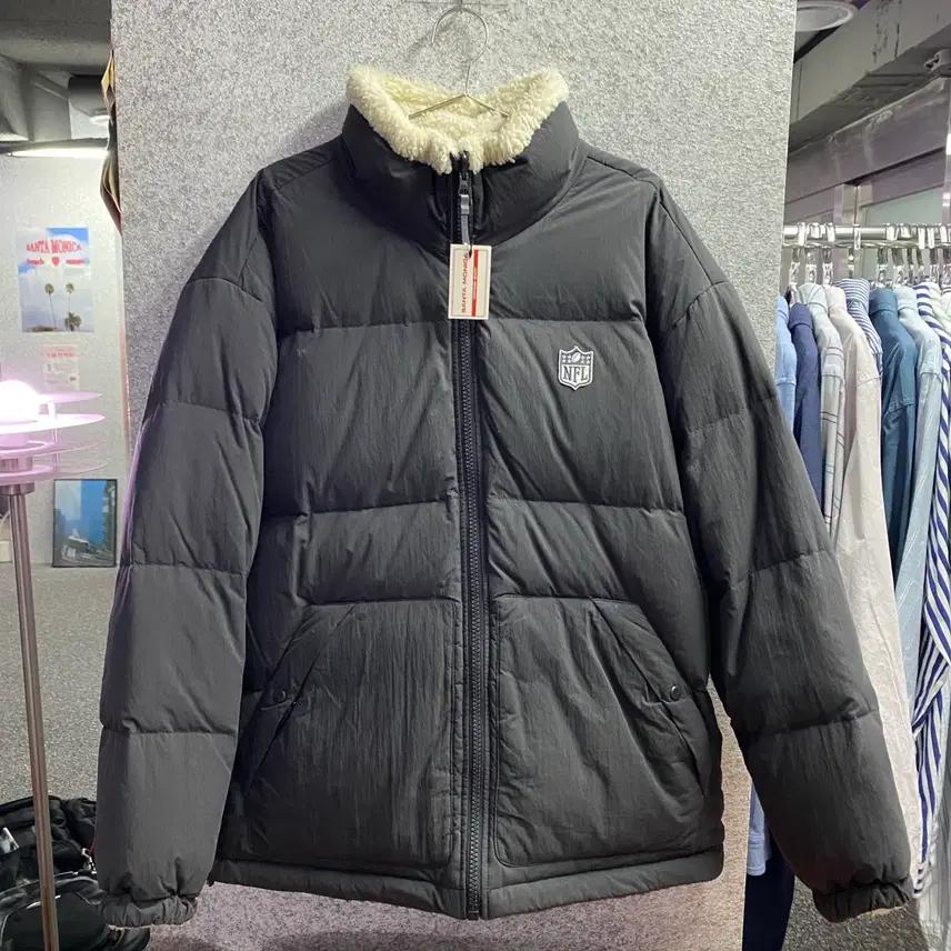 NFL 빅로고 쉐르파 리버시블 다운 숏 패딩 B3126 7