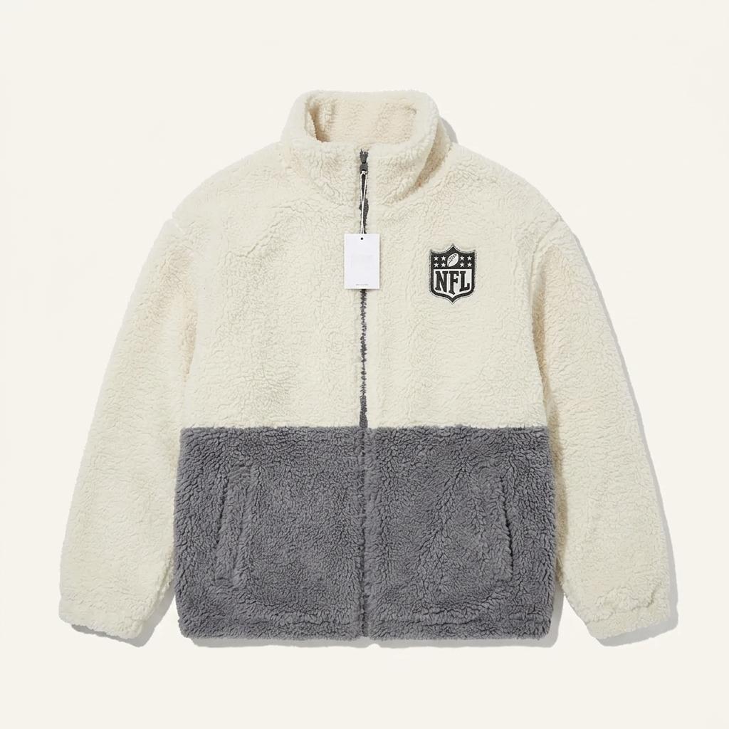 NFL 빅로고 쉐르파 리버시블 다운 숏 패딩 B3126 1