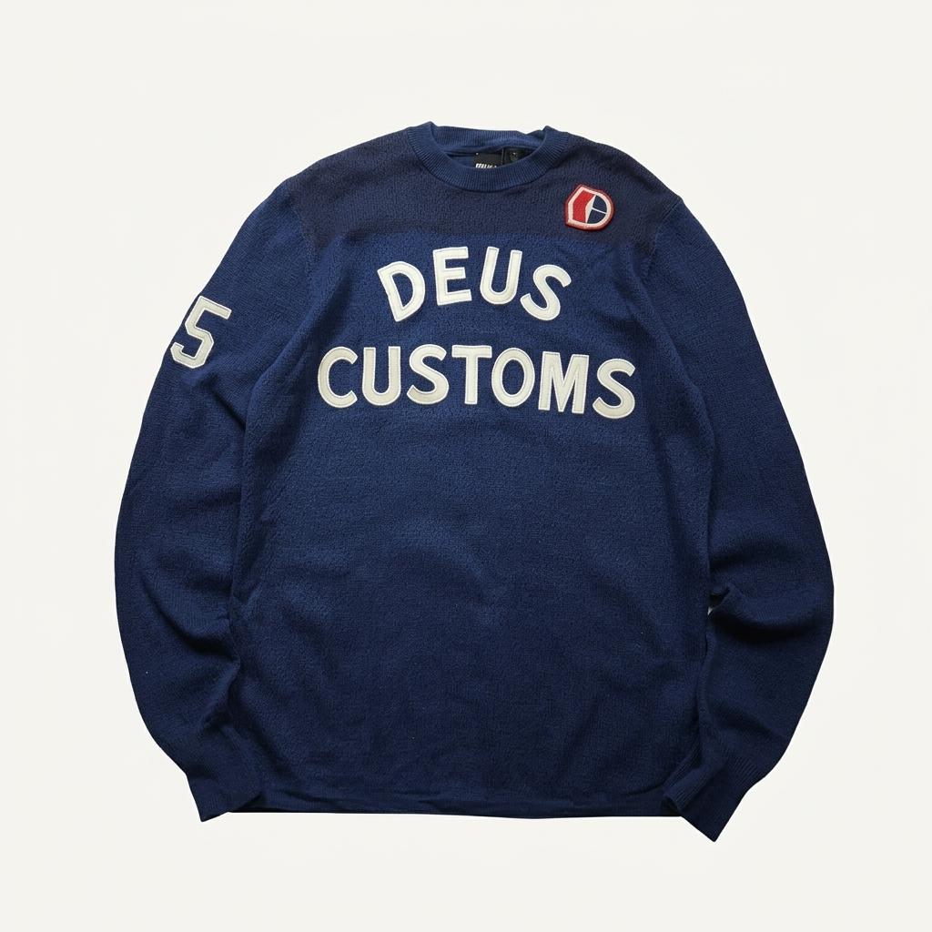 데우스 엑스 마키나 모토 X 빅로고 메쉬 니트 (M) 1