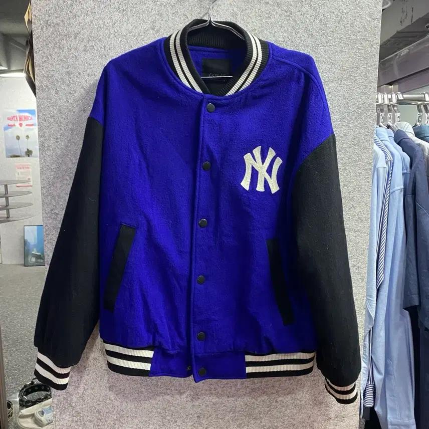 MLB 빅로고 모직 바시티 자켓 B3206 3