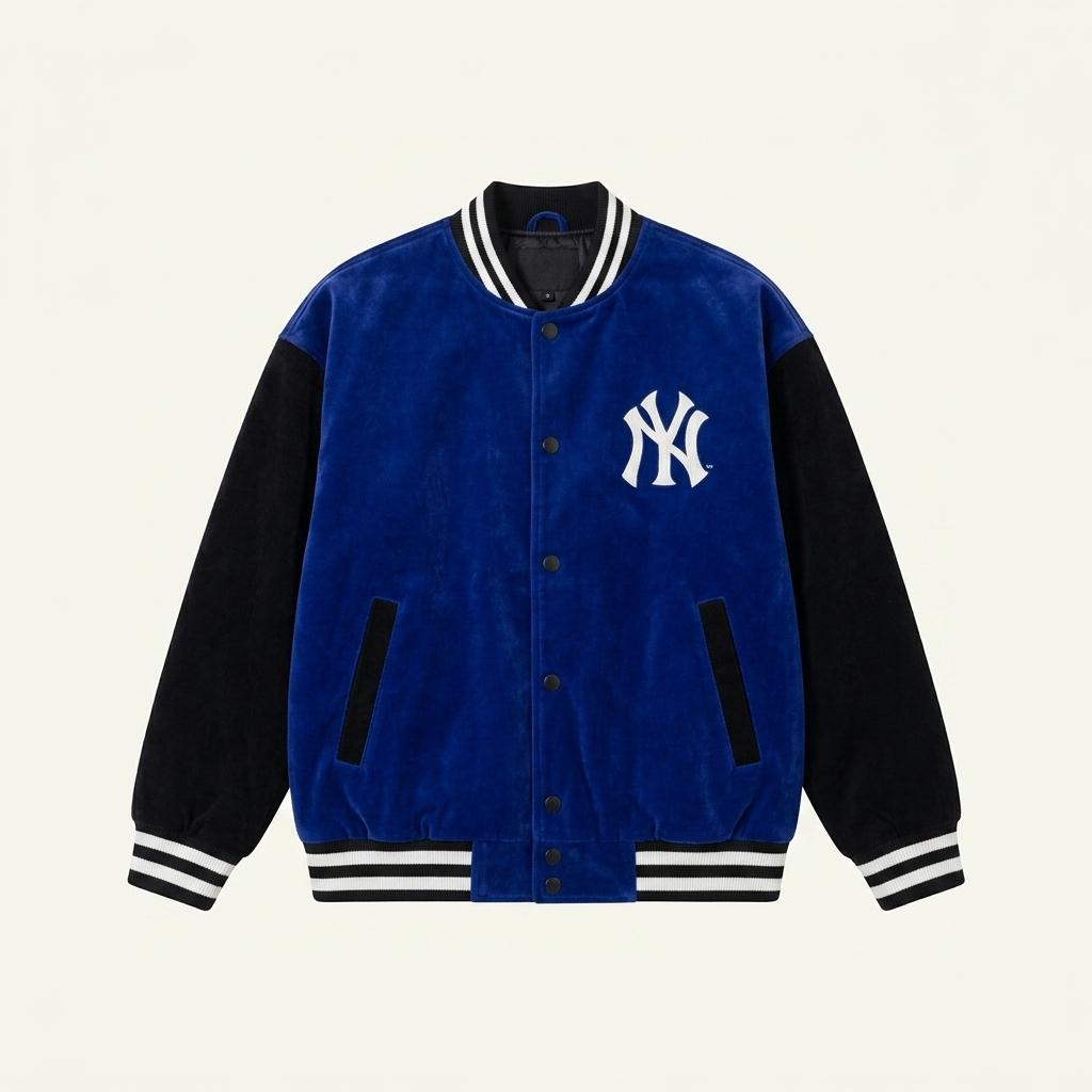 MLB 빅로고 모직 바시티 자켓 B3206 1