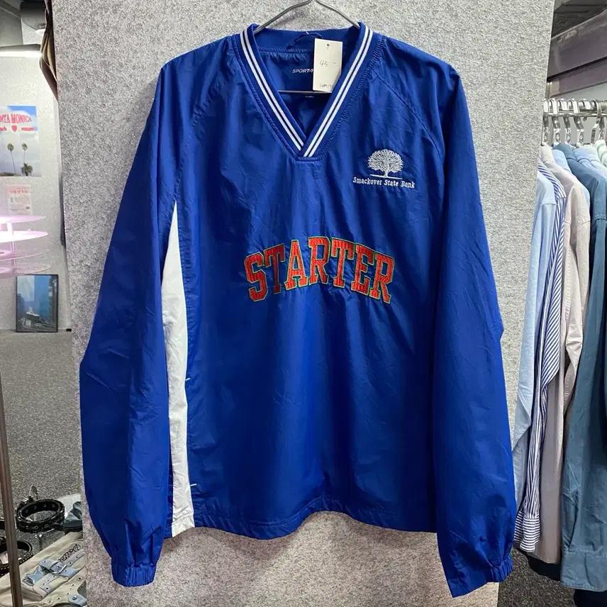 vtg 풀 자수 배색 풀오버 웜업 B2981 3