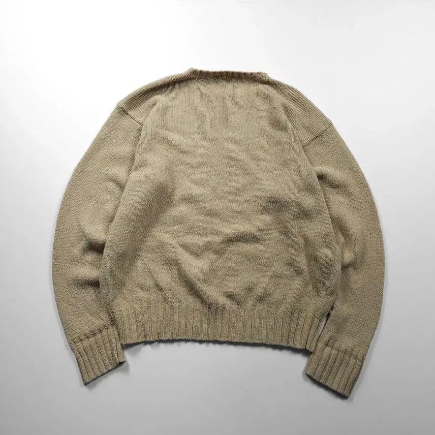 폴로 랄프로렌 포니 로고 박시핏 니트 브라운 (XL) 3