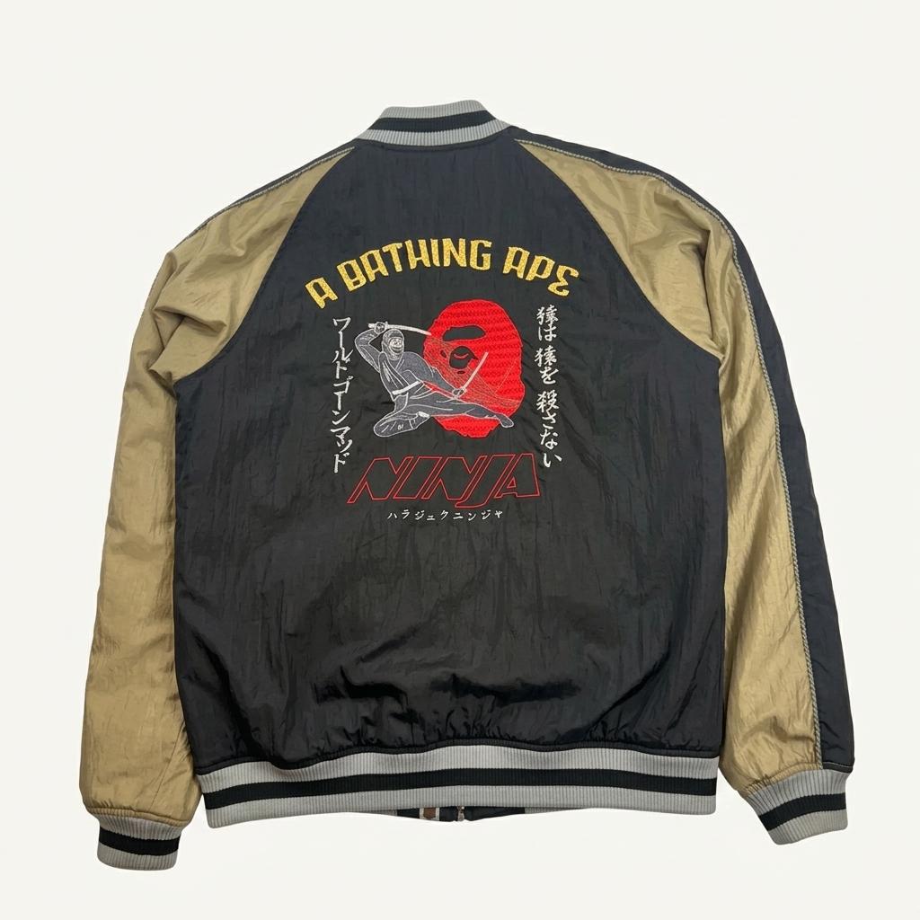 베이프 BAPE 19fw 닌자 수베니어자켓 스카쟌 (정품) 1