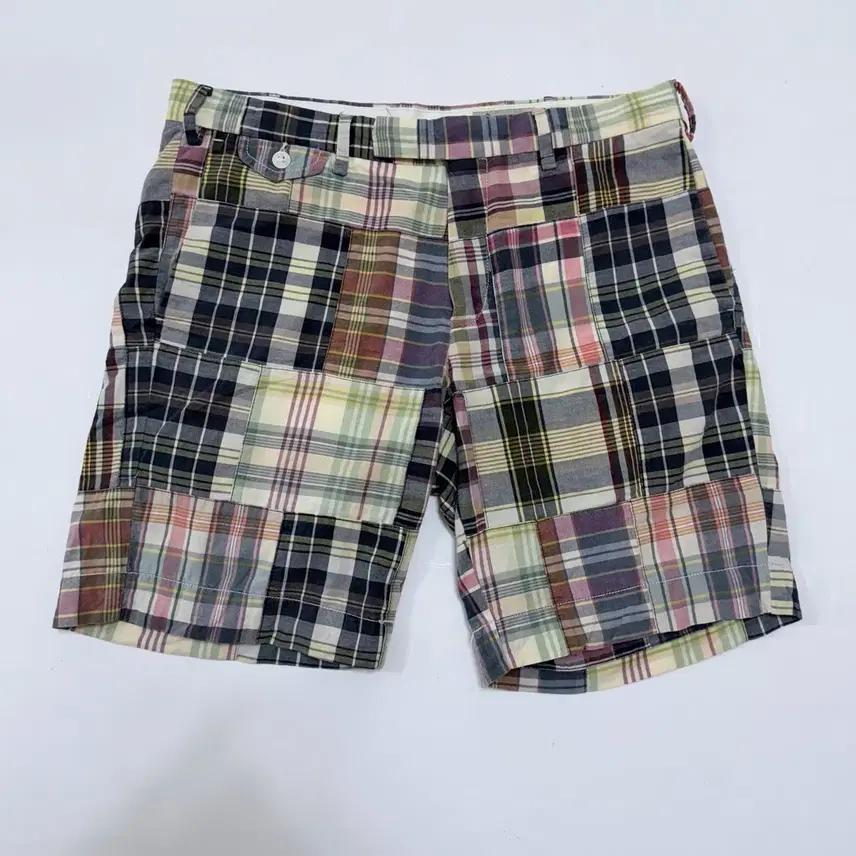 폴로 마드라스 멀티패치 반바지 2