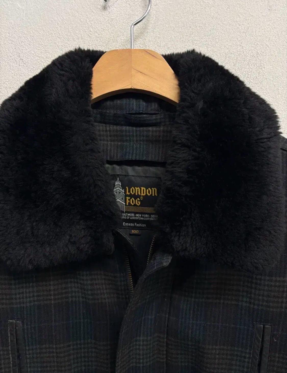 런던포그 빈티지 체크 코트 L-XL 5