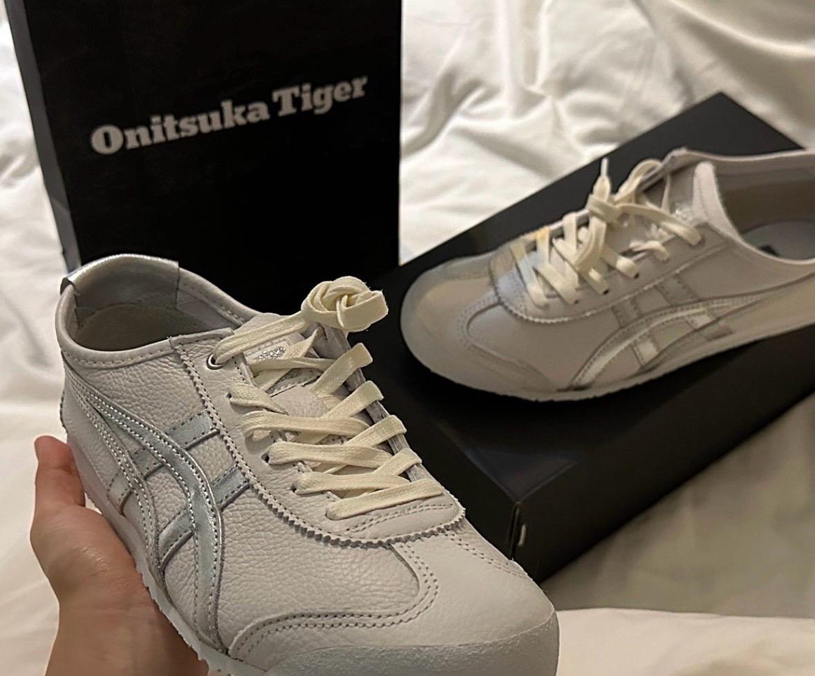 오니츠카타이거 멕시코66 화이트 실버 2