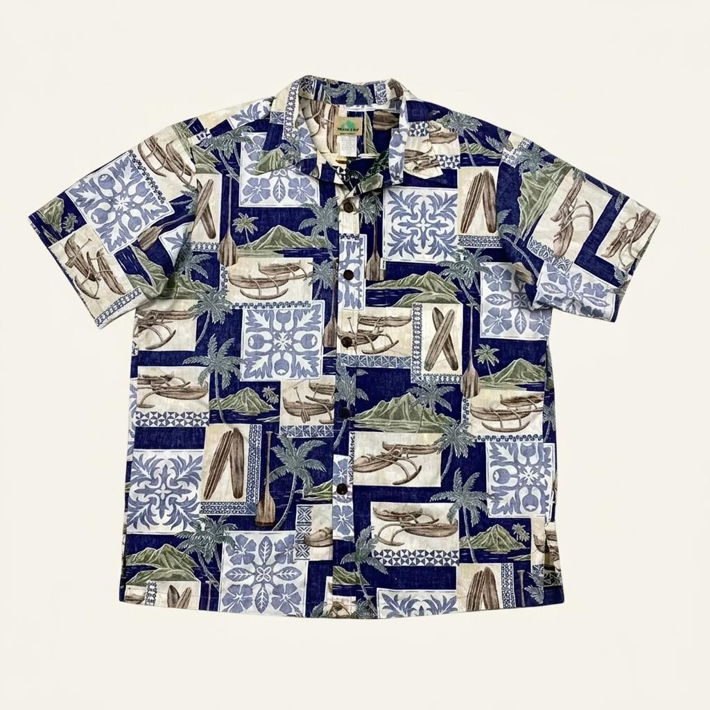 MADE IN HAWAII O.G 하프 셔츠 (100) 1