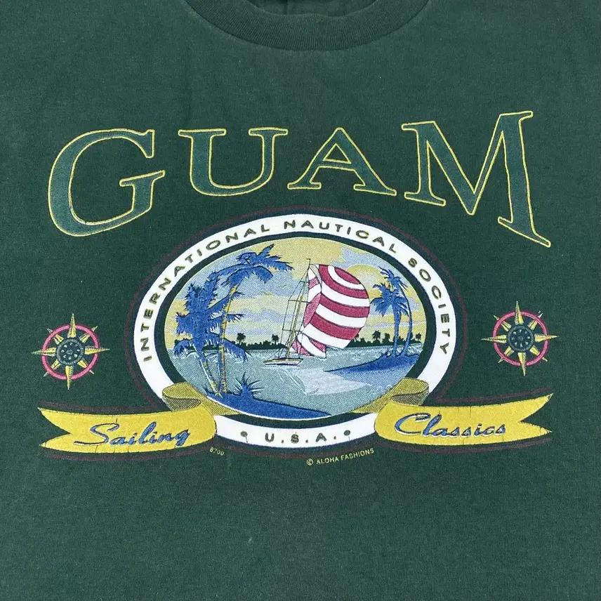 USA VTG 카키 하프 티  (100) 4