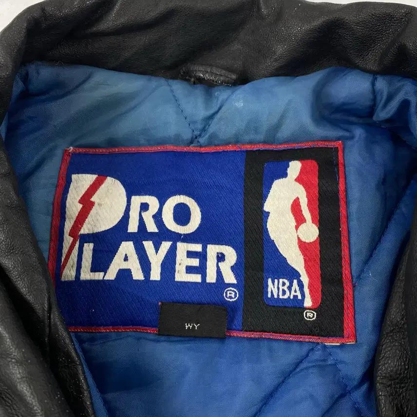 90s 프로플레이어 NBA 올랜도 매직 올드스쿨 리얼 레더 자켓 (103 10