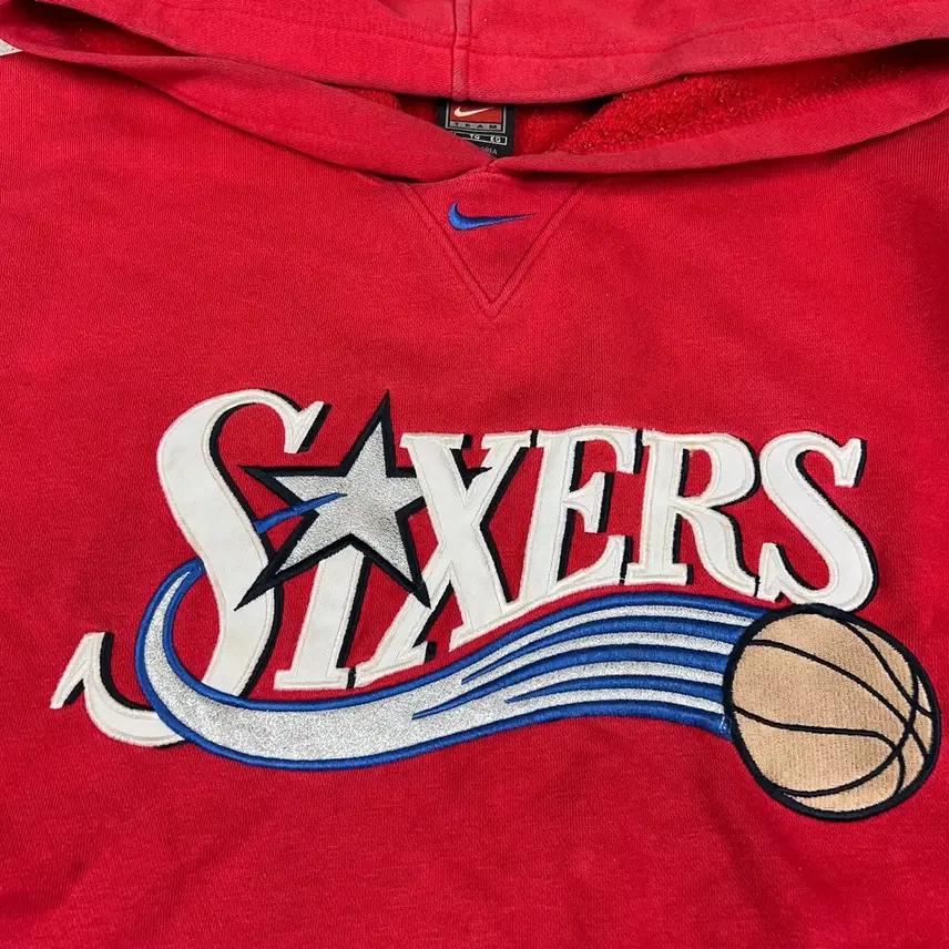 00's 나이키 NBA 필라델피아 세븐티식서스 후드 티 (110) 5