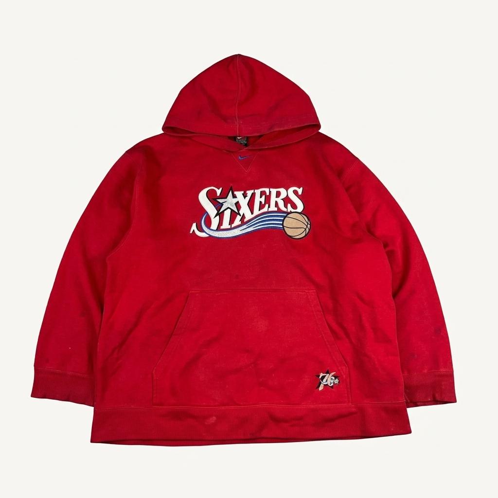 00's 나이키 NBA 필라델피아 세븐티식서스 후드 티 (110) 1