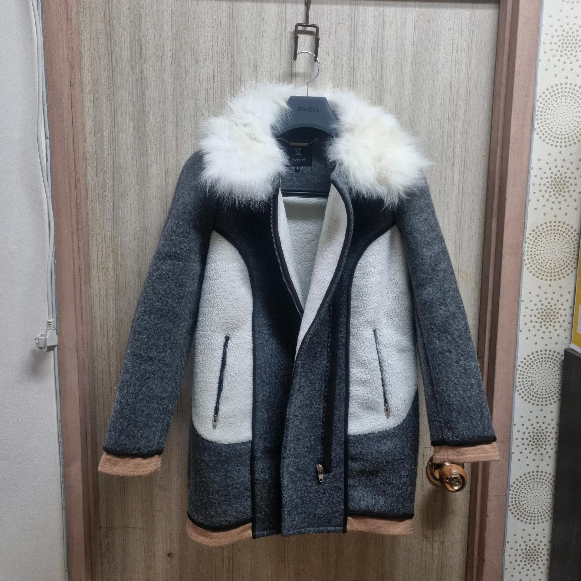MUSTBE 머스트비 여성 모 코트 66 2