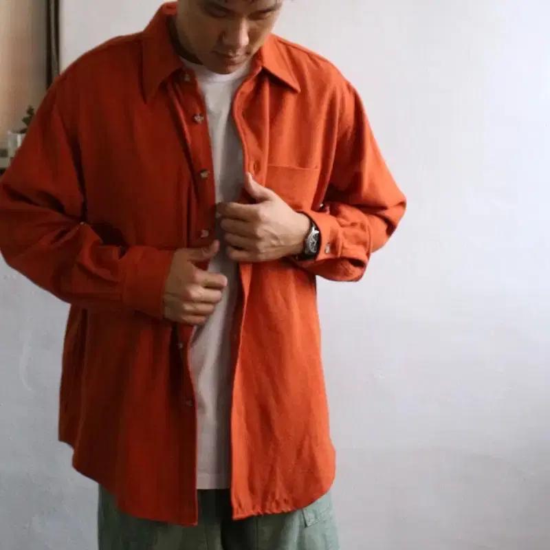 베네통 오버 셔츠 3