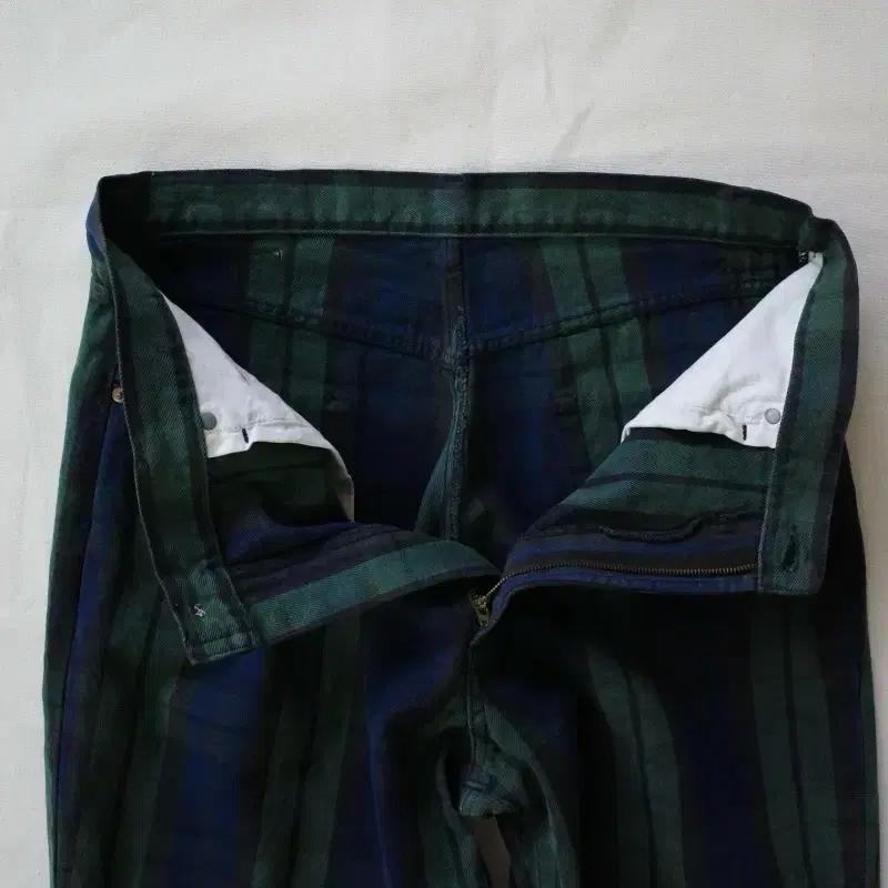 폴로 블랙와치 5p 스트레이트 팬츠 3