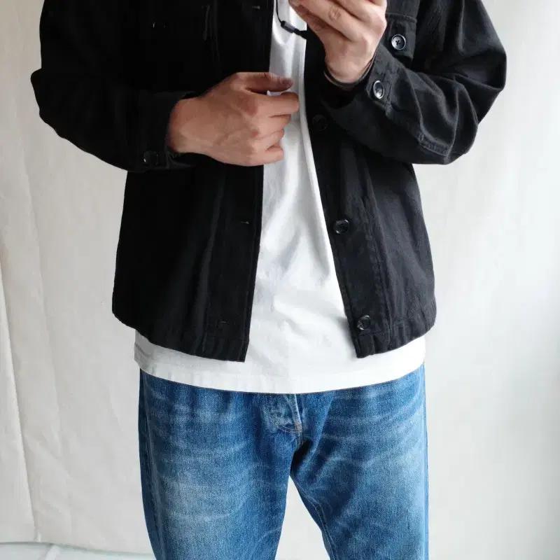 레이지 블루 코튼 자켓 2