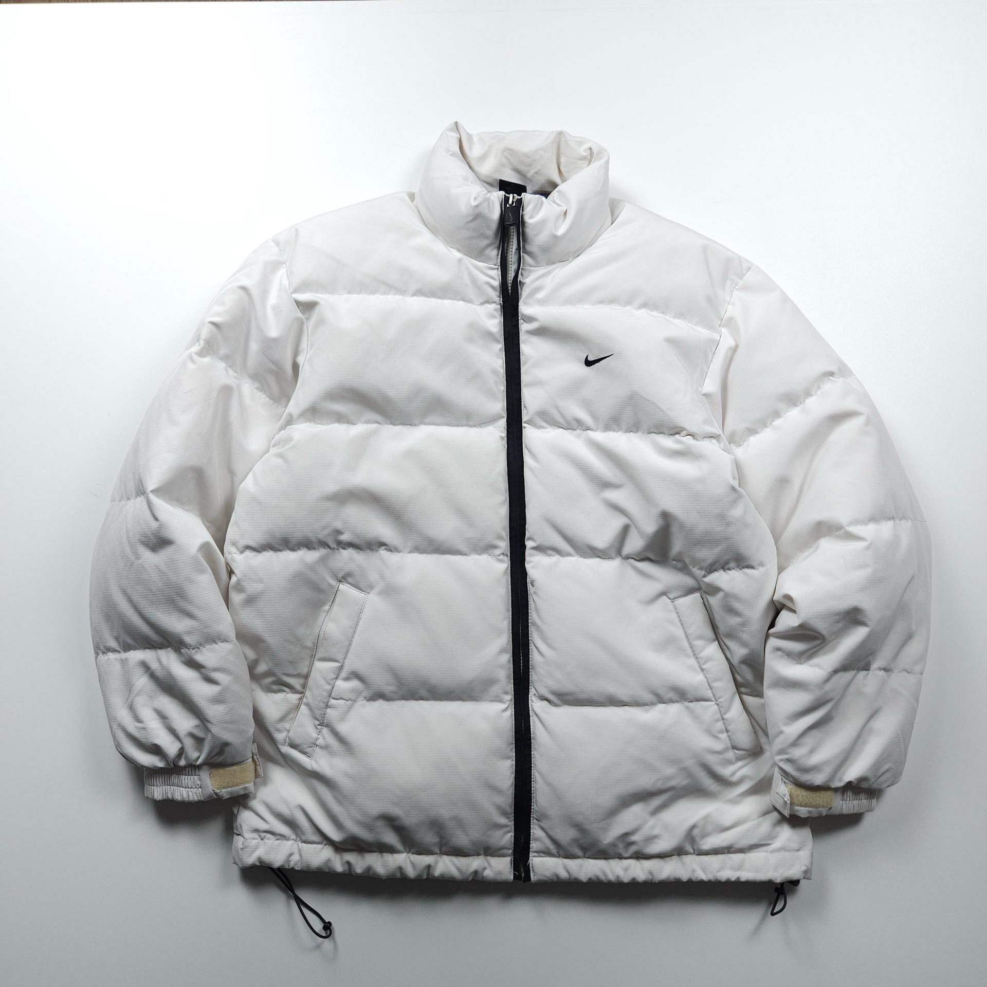 00s 나이키 뉴챔프 올드스쿨 다운 푸퍼 패딩 화이트 (XL) 2